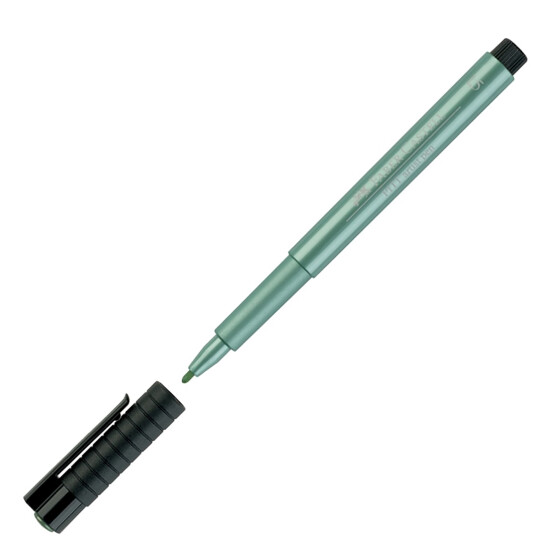 Tuschestift Pitt Artist Pen Metallic 1,5 mm - grün Farbe 294