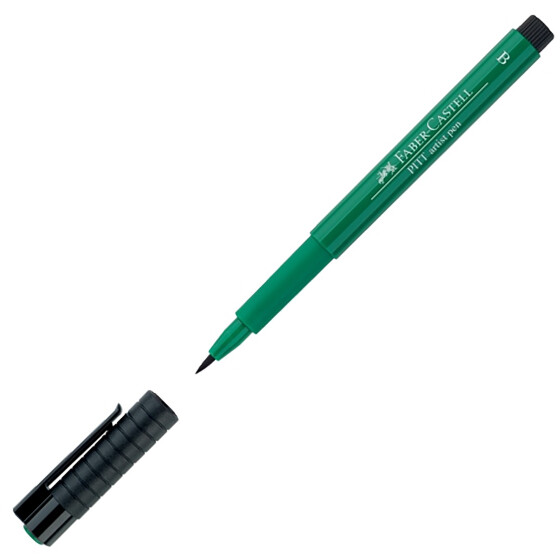 Tuschestift PITT® Artist Pen B Farbe 264 - phthalogrün dunkel