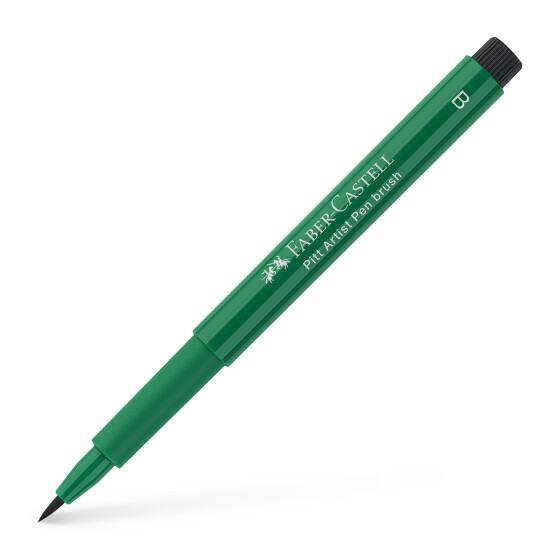 Tuschestift PITT Artist Pen Brush 1-3 mm - phthalogrün dunkel