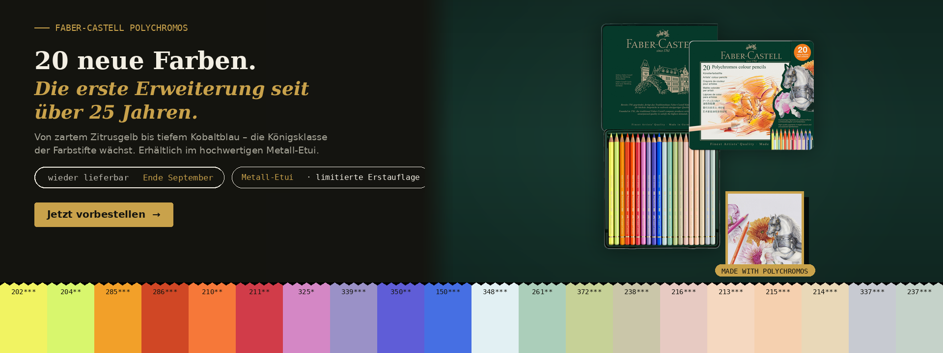 Die Königsklasse wächst um 20 Farben