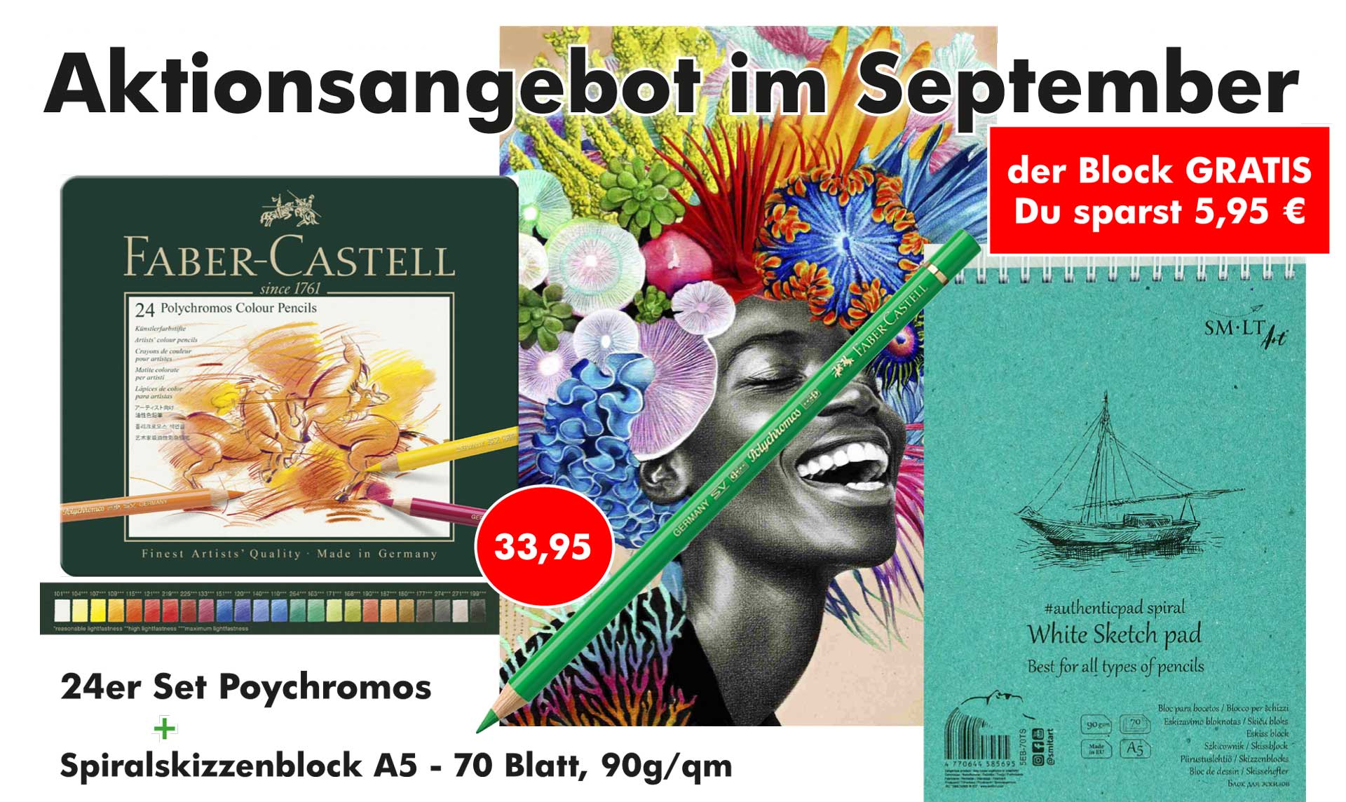 Aktionsangebot Faber Castell Polychromos 24er Set