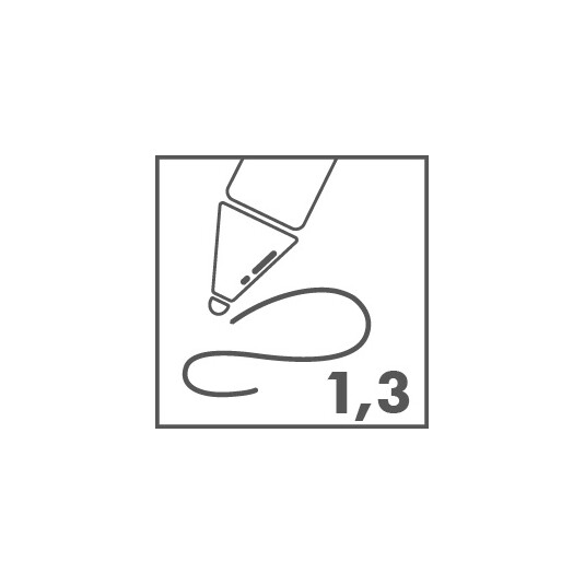 1,3 mm