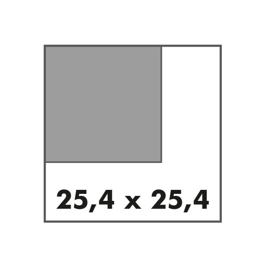 25,4x25,4