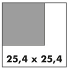 25,4x25,4