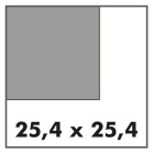 25,4x25,4