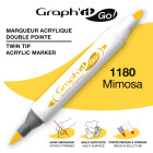 Acrylmarker GRAPHIT GO 2 Spitzen - 60 Farben