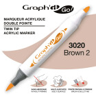 Acrylmarker GRAPHIT GO 2 Spitzen - 60 Farben
