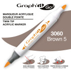 Acrylmarker GRAPHIT GO 2 Spitzen - 60 Farben