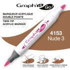 Acrylmarker GRAPHIT GO 2 Spitzen - 60 Farben