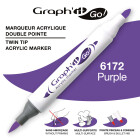 Acrylmarker GRAPHIT GO 2 Spitzen - 60 Farben