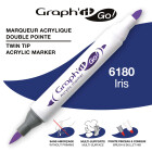 Acrylmarker GRAPHIT GO 2 Spitzen - 60 Farben