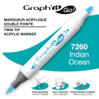 Acrylmarker GRAPHIT GO 2 Spitzen - 60 Farben