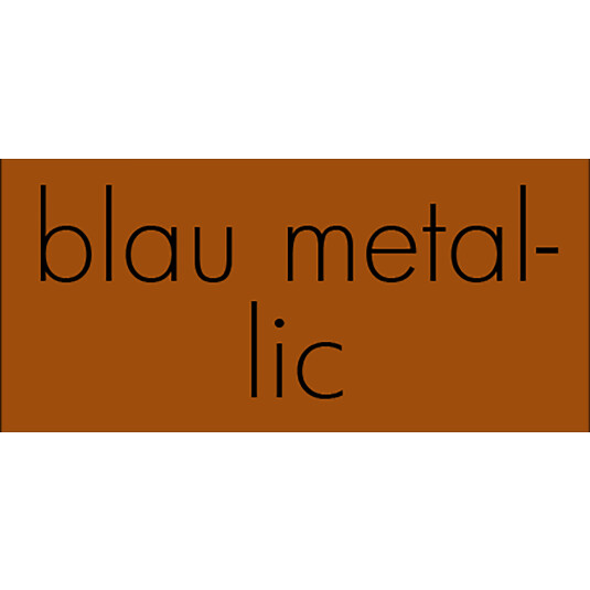 metallic blau